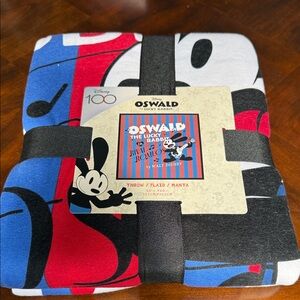 Disney Oswald Red and Blue Blanket